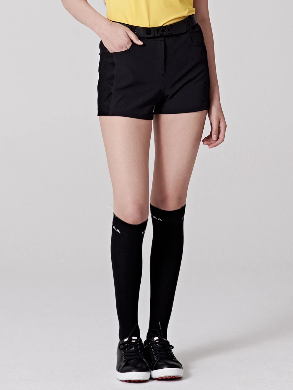 UTAA 2021-22FW Blended Fabrics Street Style Asymmetry Neon Color Sheer White X One Size - Image 11