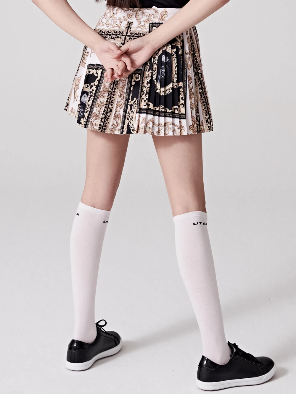 UTAA 2021-22FW Blended Fabrics Street Style Asymmetry Neon Color Sheer White X One Size - Image 17