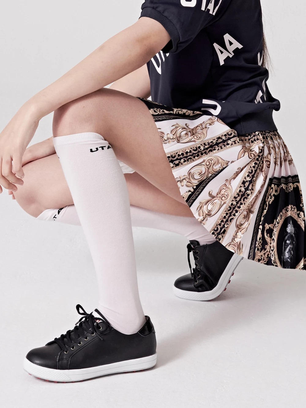 UTAA 2021-22FW Blended Fabrics Street Style Asymmetry Neon Color Sheer White X One Size - Image 19