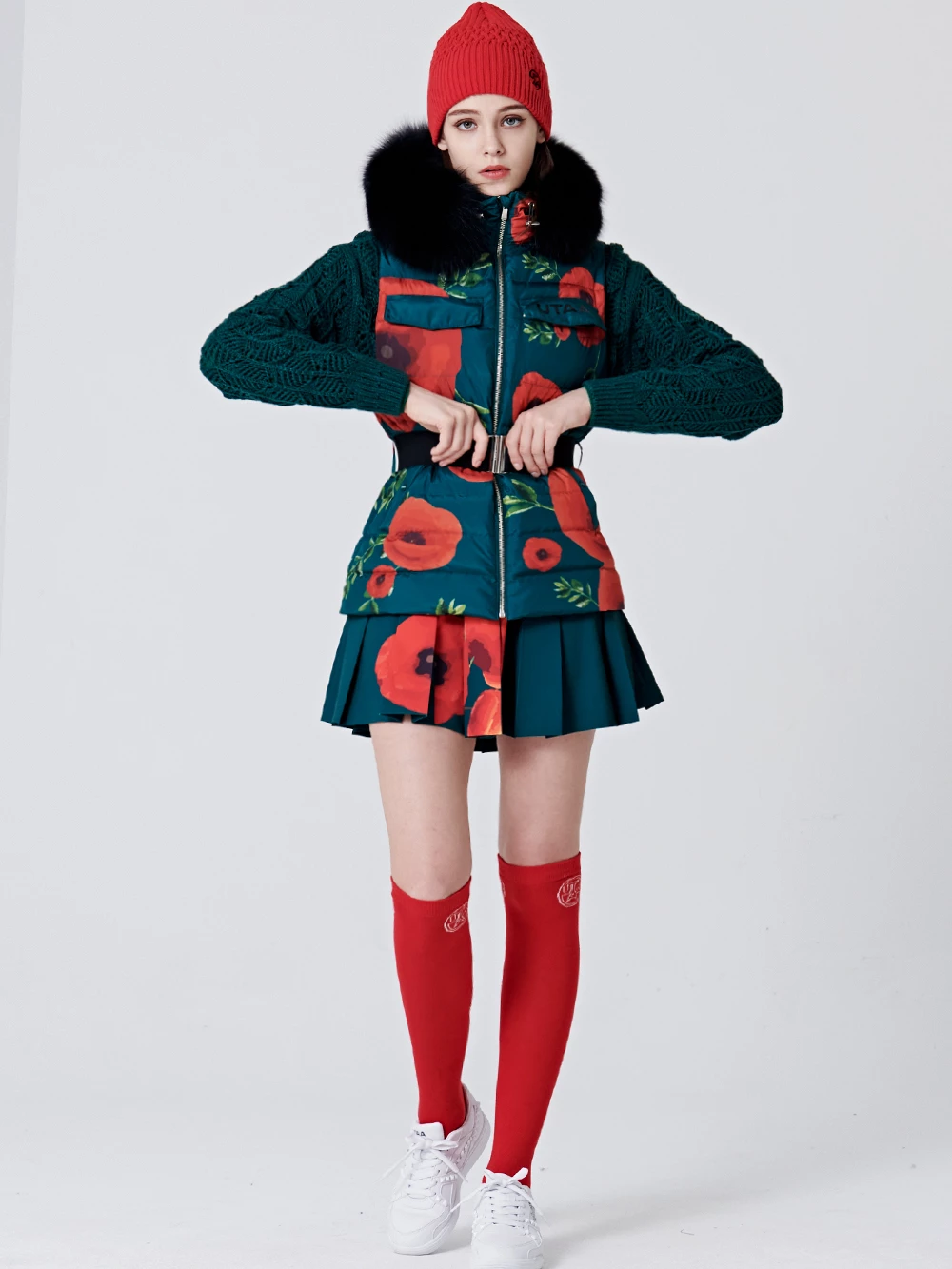 UTAA 2022-23FW Unisex Knit Hats (UA4GCF750YE UA4GCF750RD UA4GCF750BK) For Women Black (inventory Check) X One Size - Image 13