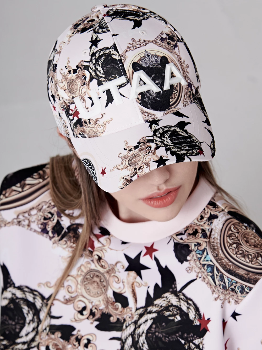 UTAA 2022-23FW Unisex Co-ord Caps (UB0GCF820LP) For Women Light Pink (stock Check Required) X One Size - Image 5