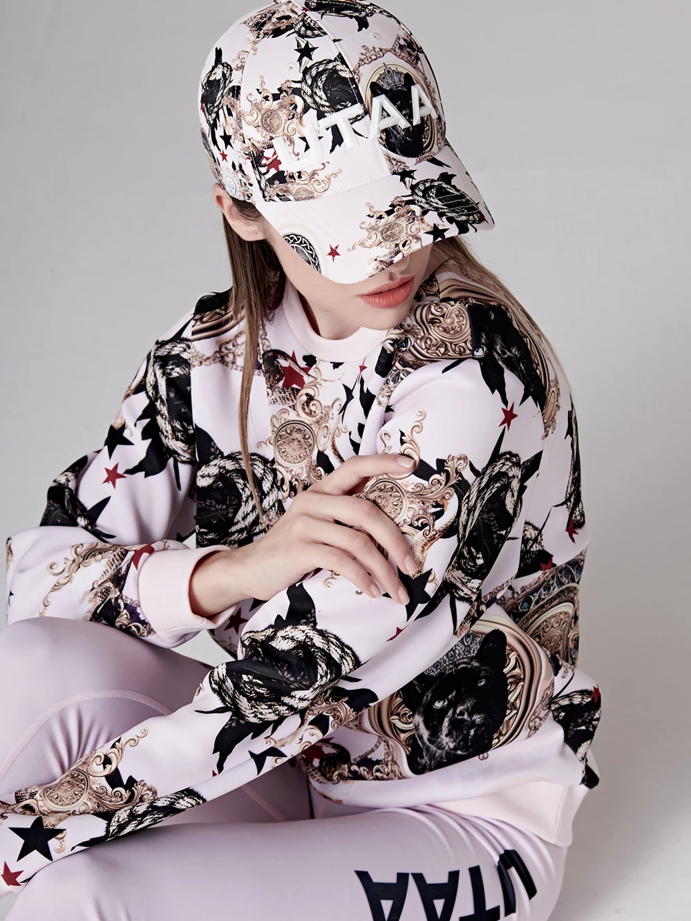 UTAA 2022-23FW Unisex Co-ord Caps (UB0GCF820LP) For Women Light Pink (stock Check Required) X One Size - Image 7