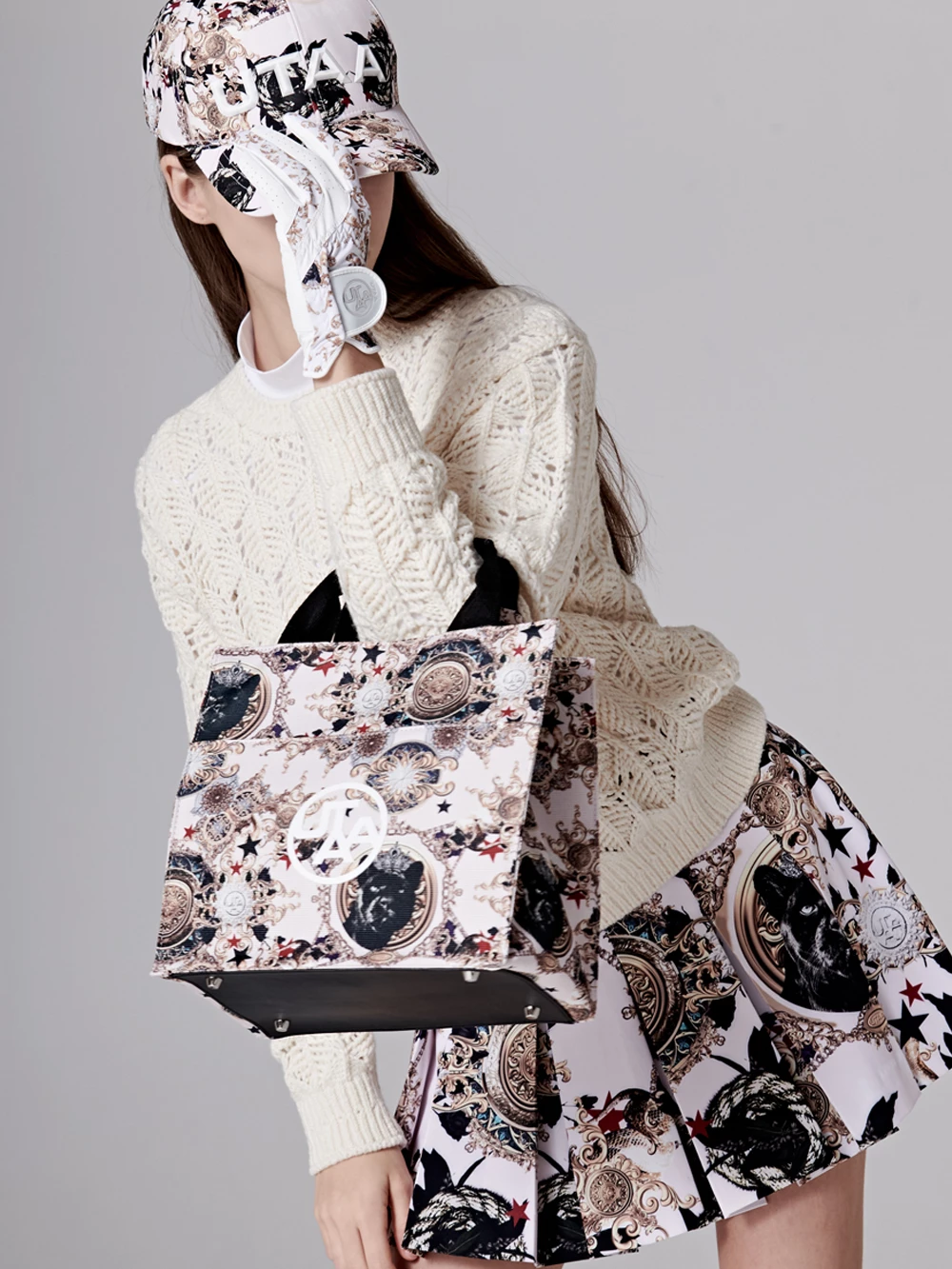 UTAA 2022-23FW Unisex Co-ord Caps (UB0GCF820LP) For Women Light Pink (stock Check Required) X One Size - Image 9