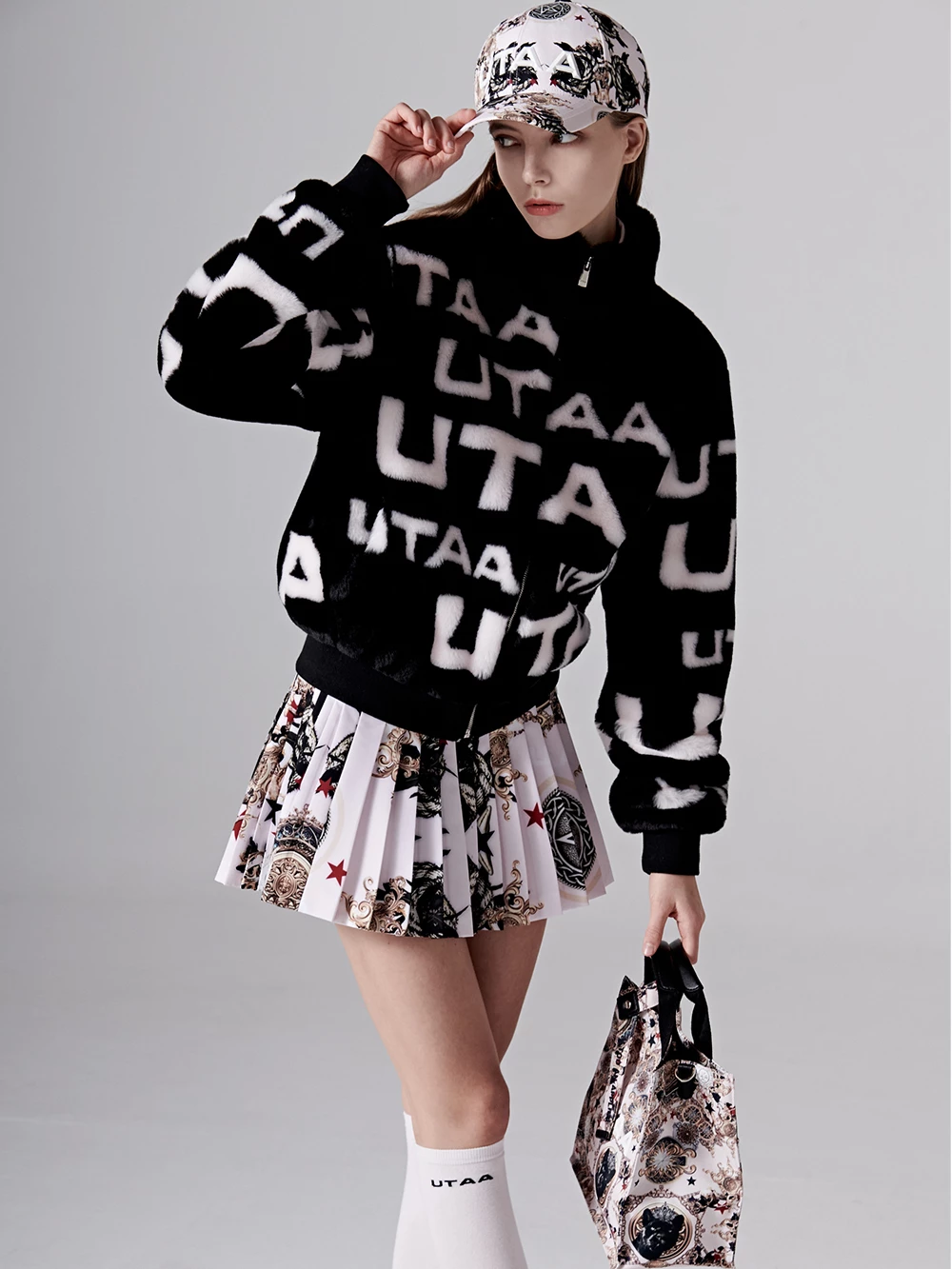 UTAA 2022-23FW Unisex Co-ord Caps (UB0GCF820LP) For Women Light Pink (stock Check Required) X One Size - Image 12