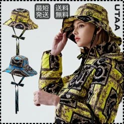 UTAA 2022-23FW Bucket Hats Icy Color Wide-brimmed Hats (UB1GCF300BL UB1GCF300YE) For Women Yellow (stock Check Required) X One Size