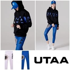 UTAA Blended Fabrics Street Style Glitter Co-ord Asymmetry Light X S