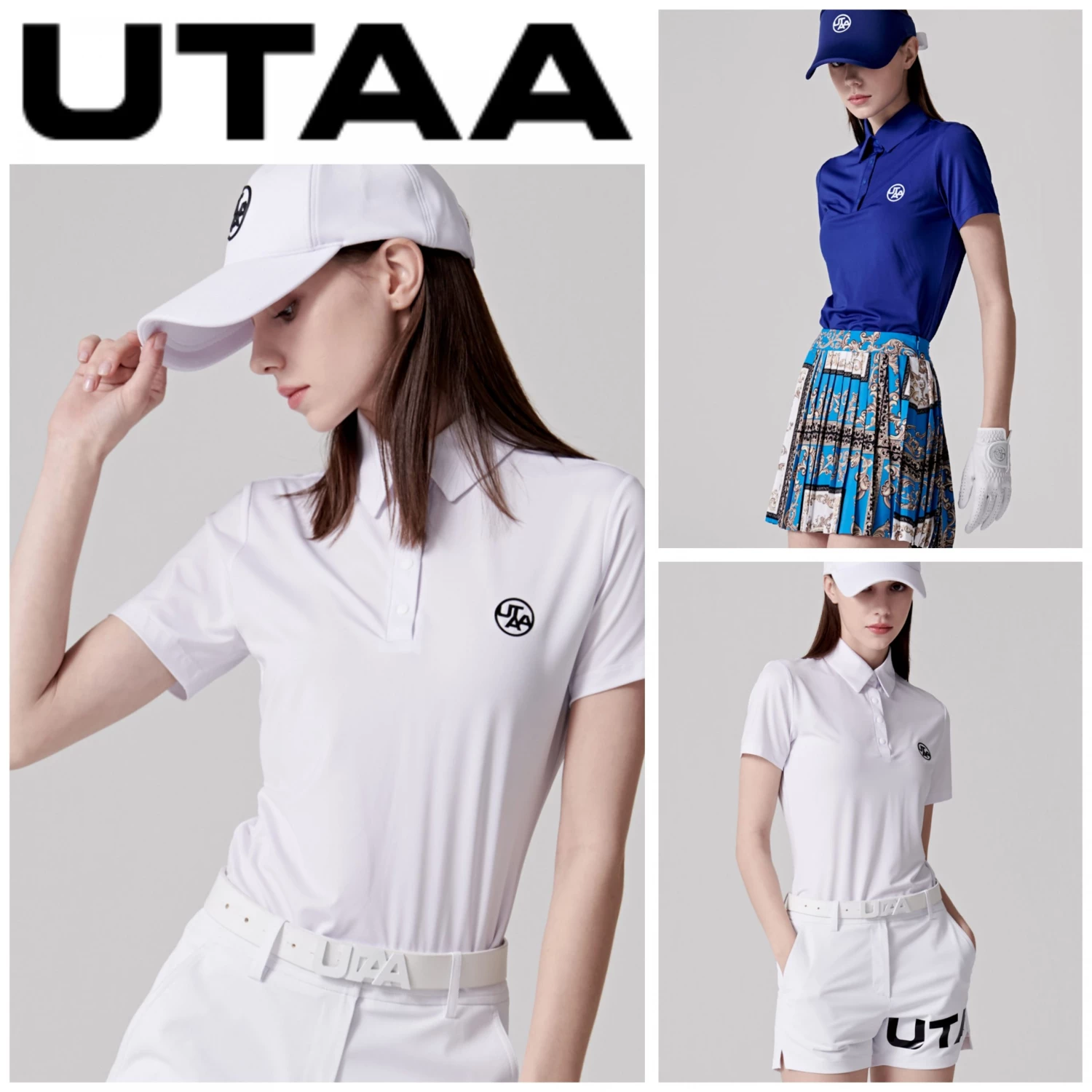 UTAA 2022 SS Blended Fabrics Studded Street Style With Jewels Co-ord (UB2TSF176) White X S