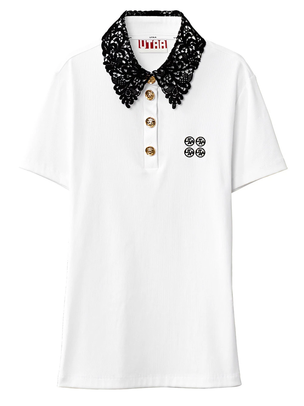 UTAA 2022 SS Blended Fabrics Studded Street Style With Jewels Co-ord (UB2TSF484) White X M - Image 4