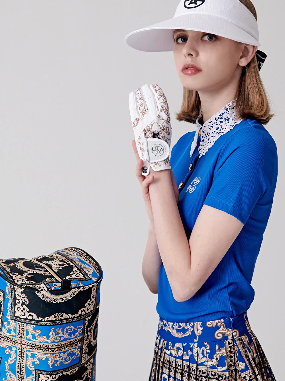 UTAA 2022 SS Blended Fabrics Studded Street Style With Jewels Co-ord (UB2TSF484) White X M - Image 14