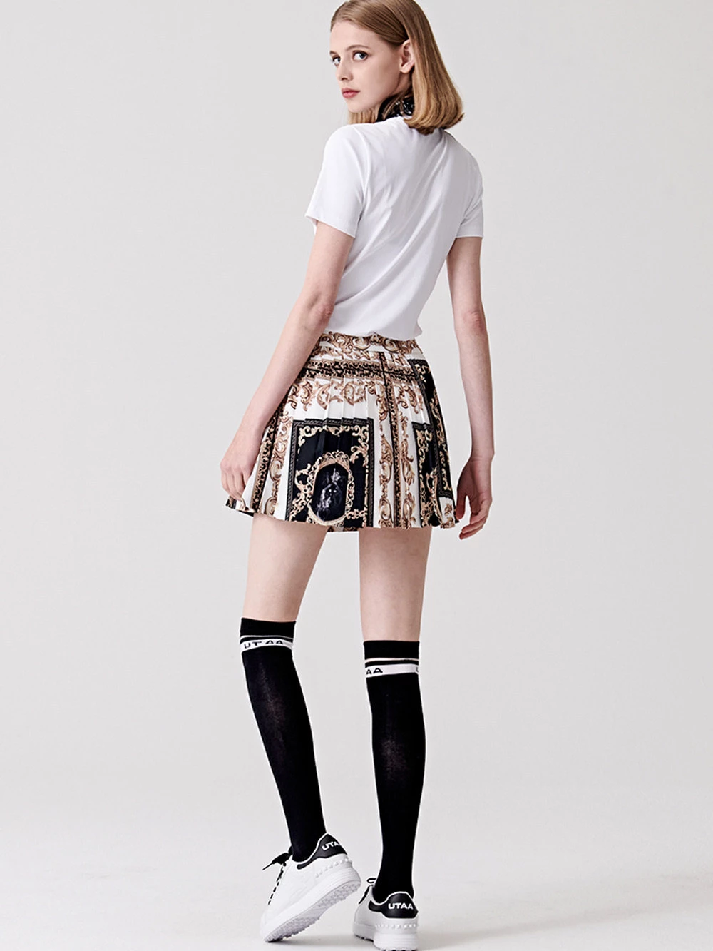 UTAA 2022 SS Blended Fabrics Studded Street Style With Jewels Co-ord (UB2TSF484) White X M - Image 18