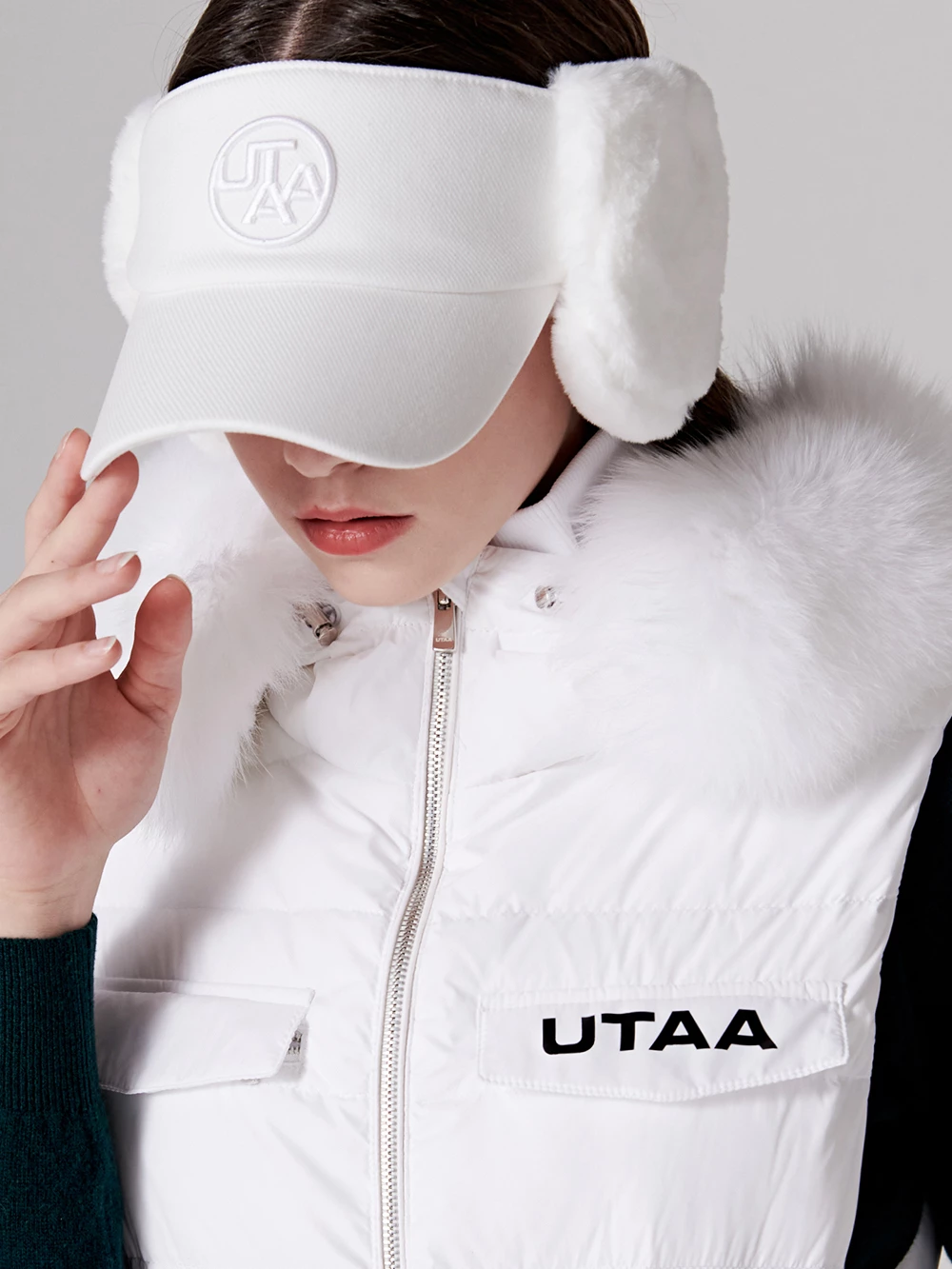 UTAA 2022-23FW Co-ord Caps (UA4GCF741WH) For Women White (inventory Check Required) X One Size - Image 13