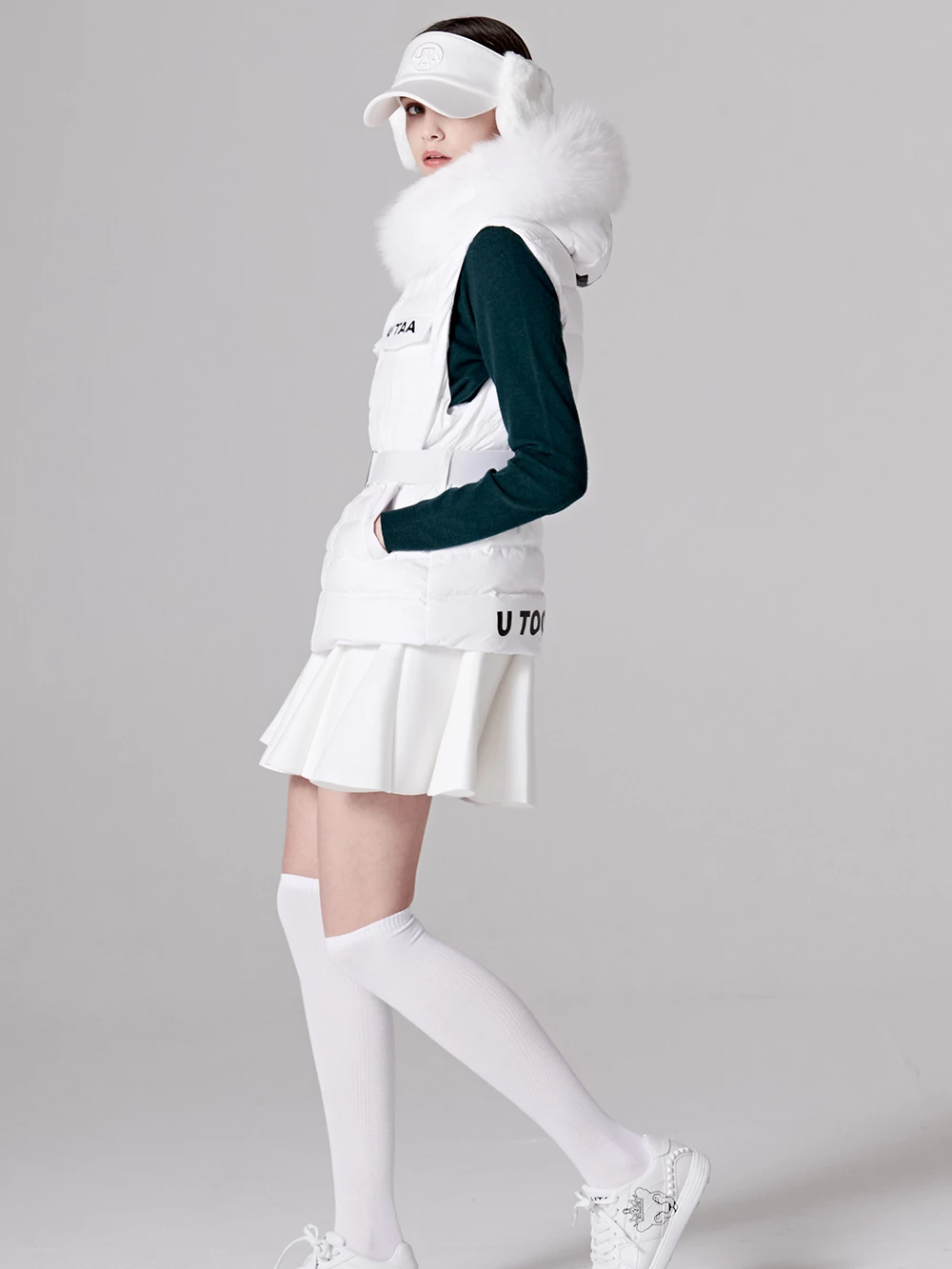 UTAA 2022-23FW Co-ord Caps (UA4GCF741WH) For Women White (inventory Check Required) X One Size - Image 16