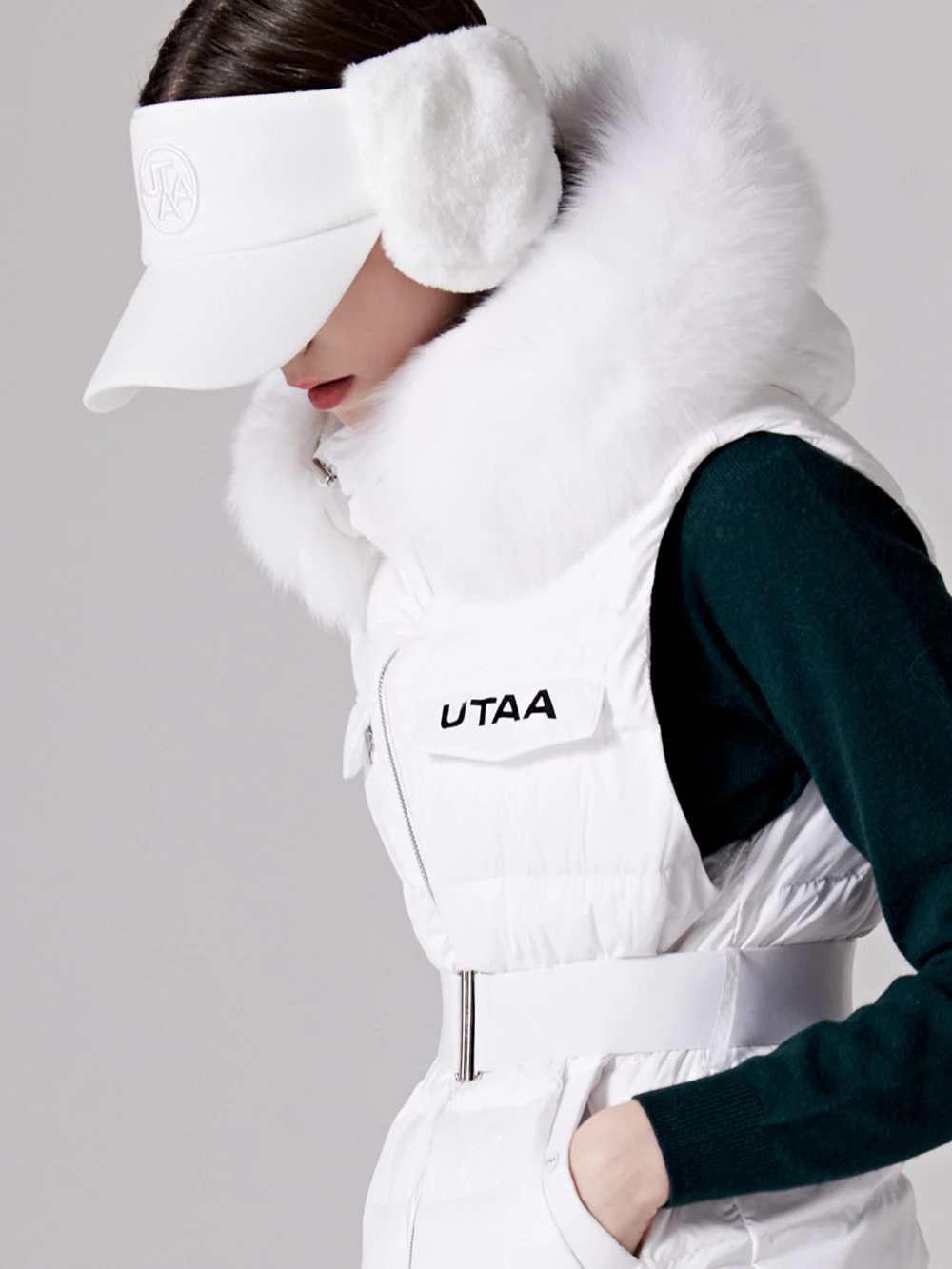 UTAA 2022-23FW Co-ord Caps (UA4GCF741WH) For Women White (inventory Check Required) X One Size - Image 18