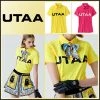 UTAA 2022 SS Blended Fabrics Street Style Asymmetry Neon Color Loungewear Pink X M