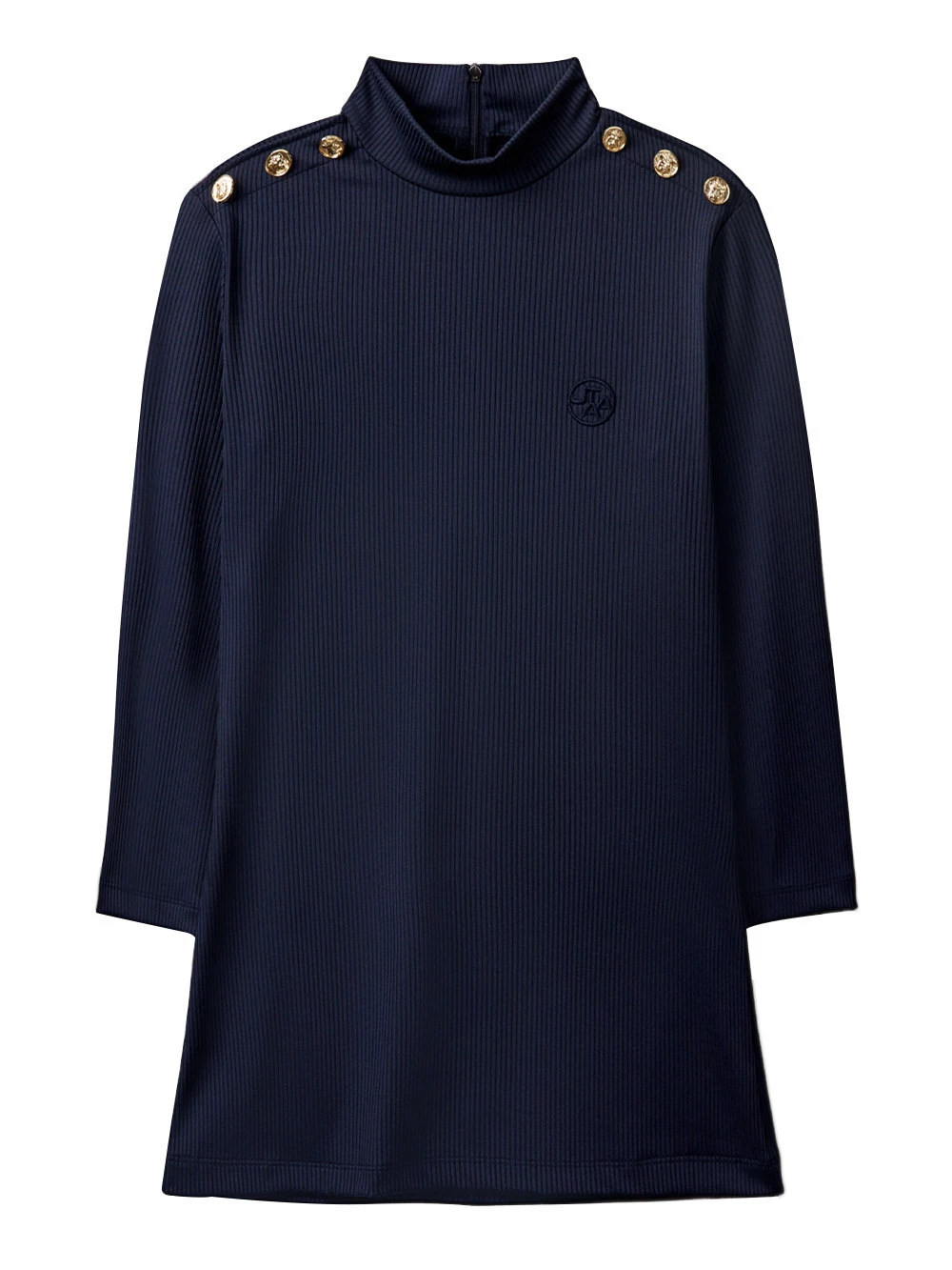 UTAA 2021 SS Blended Fabrics Street Style Asymmetry Neon Color Loungewear Navy X S - Image 2