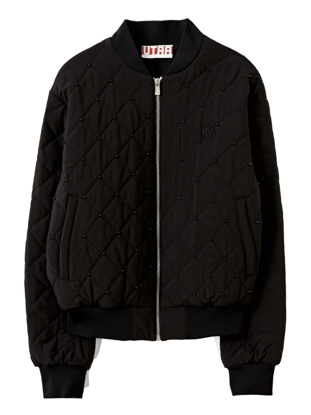 UTAA Blended Fabrics Street Style Shearling Asymmetry Loungewear Black X S - Image 4