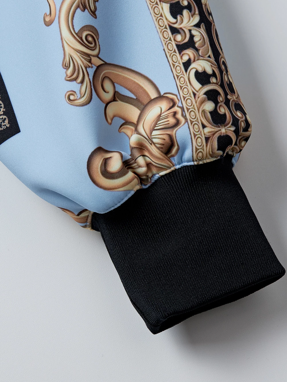 UTAA Blended Fabrics Street Style Oversized Co-ord Nylon Jacket Blue X S - Image 5