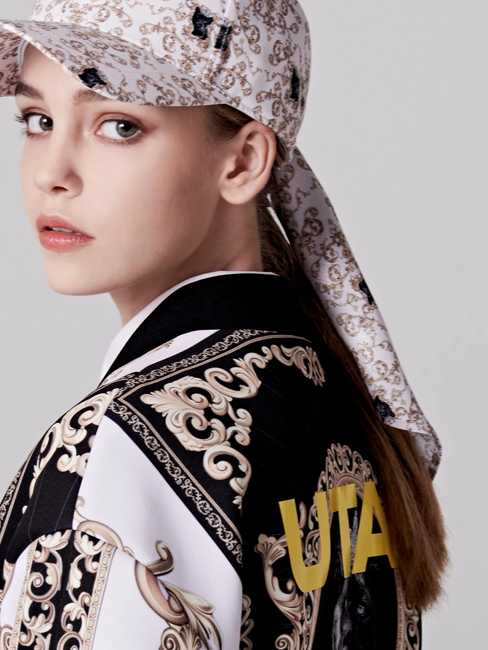 UTAA Blended Fabrics Street Style Oversized Co-ord Nylon Jacket Blue X S - Image 17