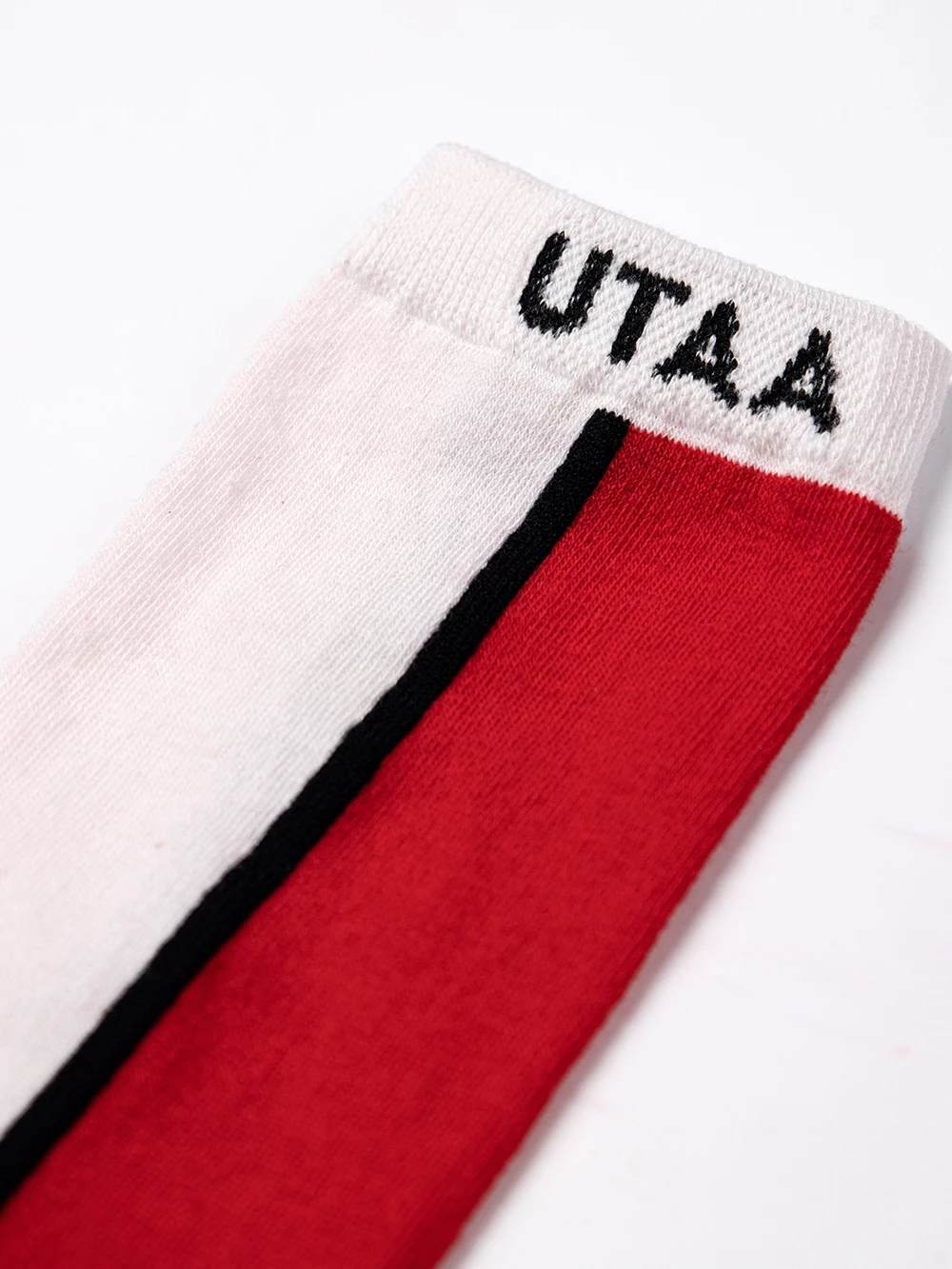 UTAA 2022-23FW Co-ord Socks & Tights (UB0GSF117RD) For Women Red/white Inventory Required Check X One Size - Image 5