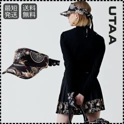 UTAA 2022-23FW Co-ord Neon Color Caps (UB0GCF142BK) For Women Black (inventory Check) X One Size
