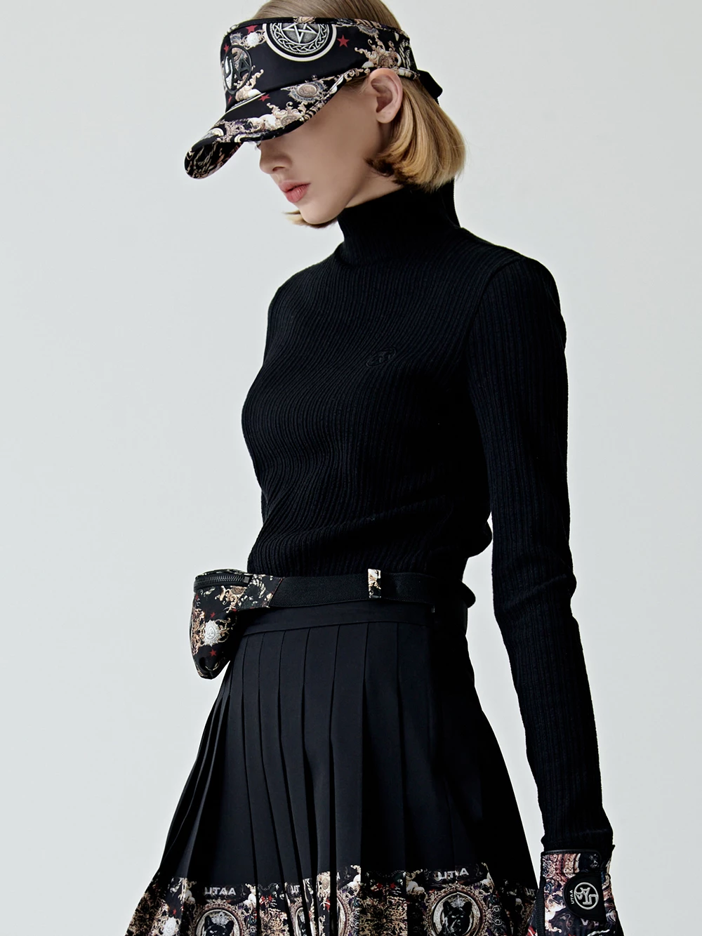 UTAA 2022-23FW Co-ord Neon Color Caps (UB0GCF142BK) For Women Black (inventory Check) X One Size - Image 13