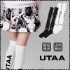 UTAA 2022-23FW Co-ord Socks & Tights (UB0GSF126BK UB0GSF126WH) For Women Black Inventory Required Check X One Size