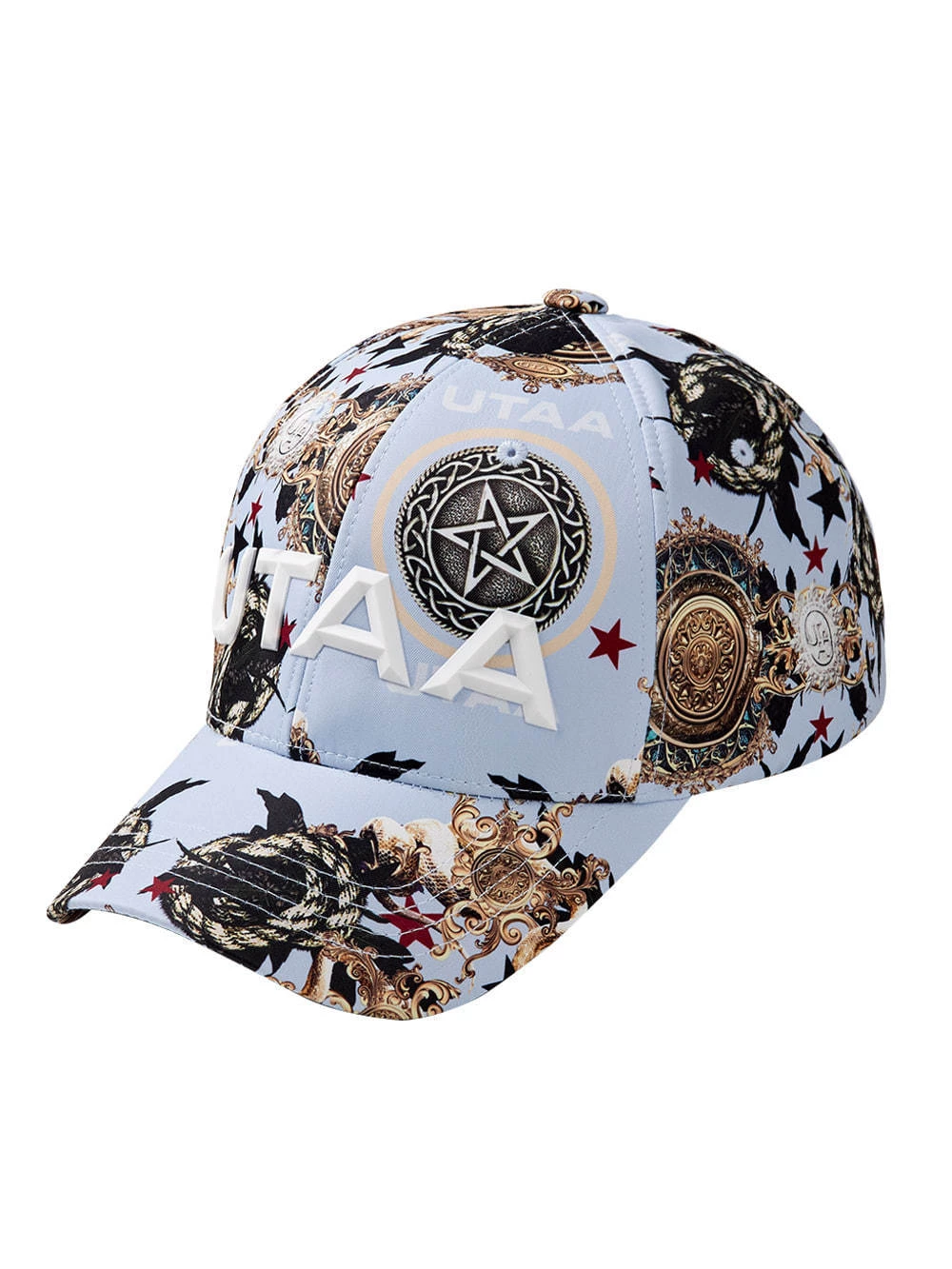 UTAA 2022-23FW Unisex Co-ord Icy Color Caps (UB0GCF820SB) For Women Light Blue (inventory Required) X One Size - Image 2