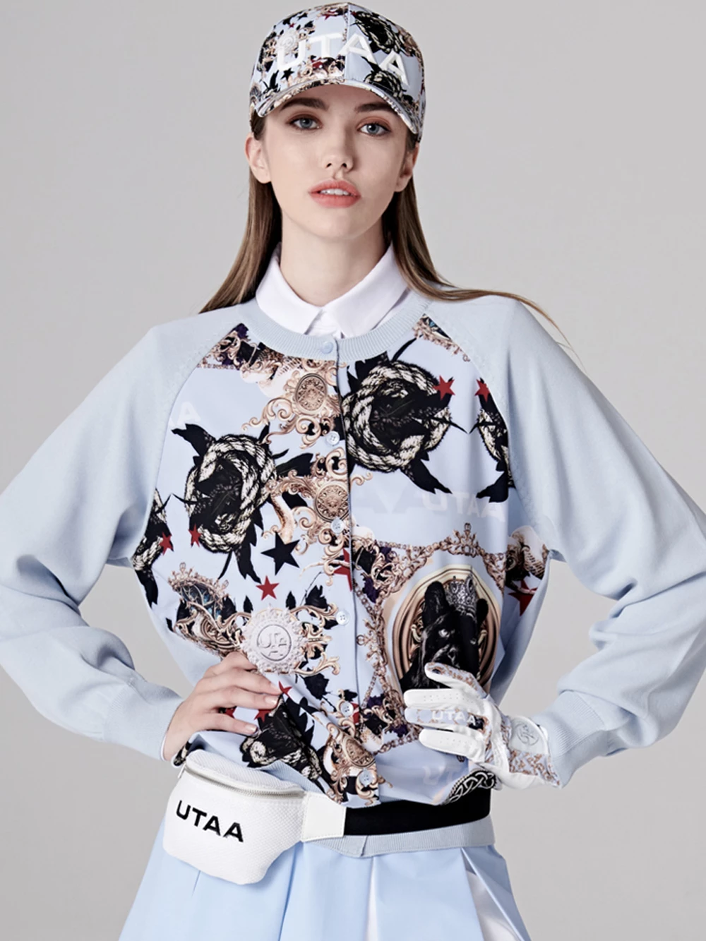 UTAA 2022-23FW Unisex Co-ord Icy Color Caps (UB0GCF820SB) For Women Light Blue (inventory Required) X One Size - Image 8