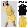 UTAA 2021 SS Blended Fabrics Street Style Asymmetry Neon Color Loungewear Black X S