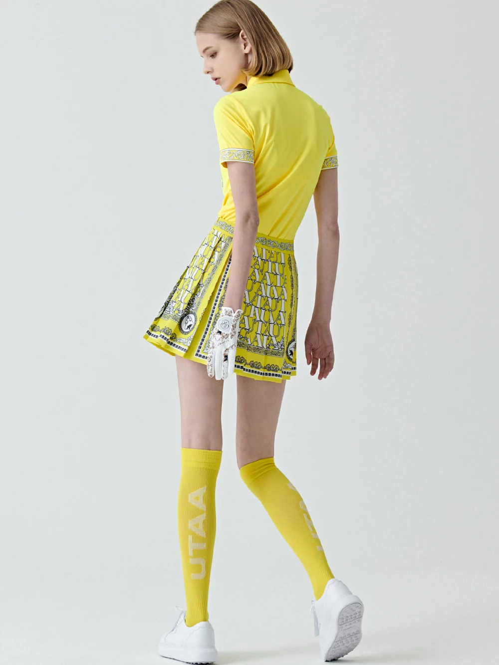 UTAA 2022 SS Blended Fabrics Street Style Asymmetry Neon Color Loungewear Yellow X S - Image 12