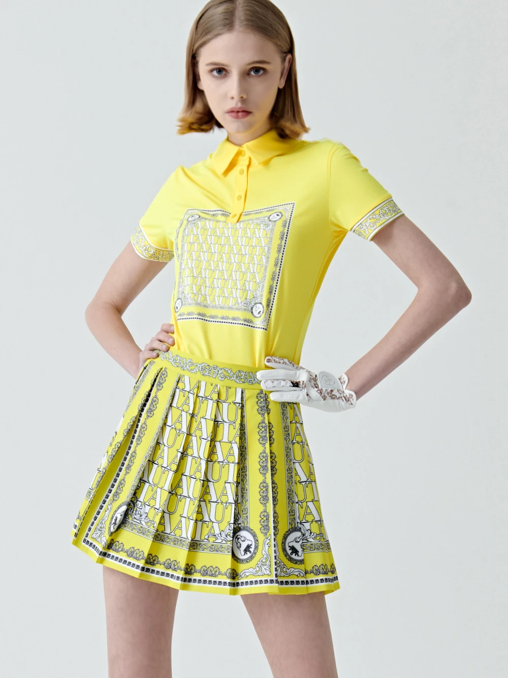 UTAA 2022 SS Blended Fabrics Street Style Asymmetry Neon Color Loungewear Yellow X S - Image 14