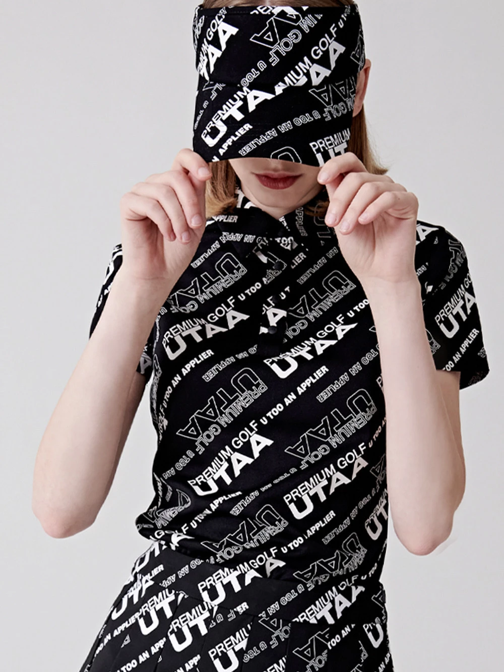 UTAA 2022 SS Blended Fabrics Studded Street Style With Jewels Co-ord (UB2TSF391) Black X M - Image 9