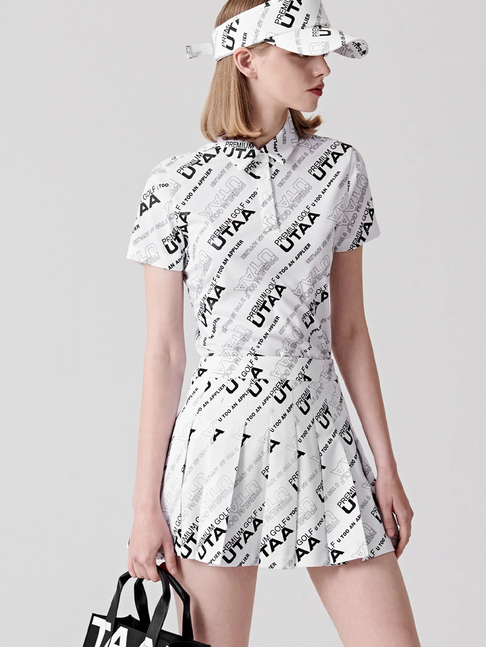 UTAA 2022 SS Blended Fabrics Studded Street Style With Jewels Co-ord (UB2TSF391) Black X M - Image 13