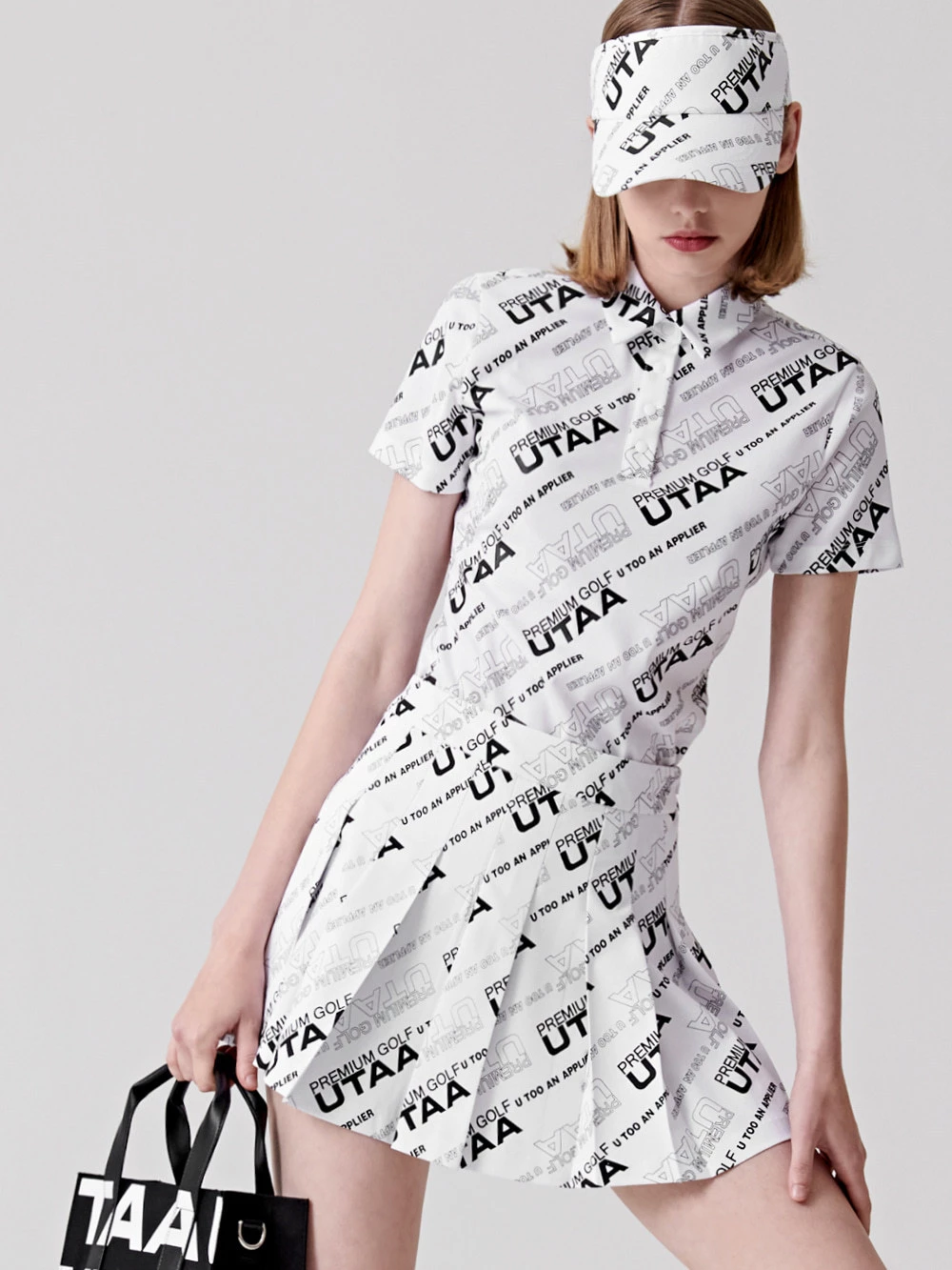 UTAA 2022 SS Blended Fabrics Studded Street Style With Jewels Co-ord (UB2TSF391) Black X M - Image 14