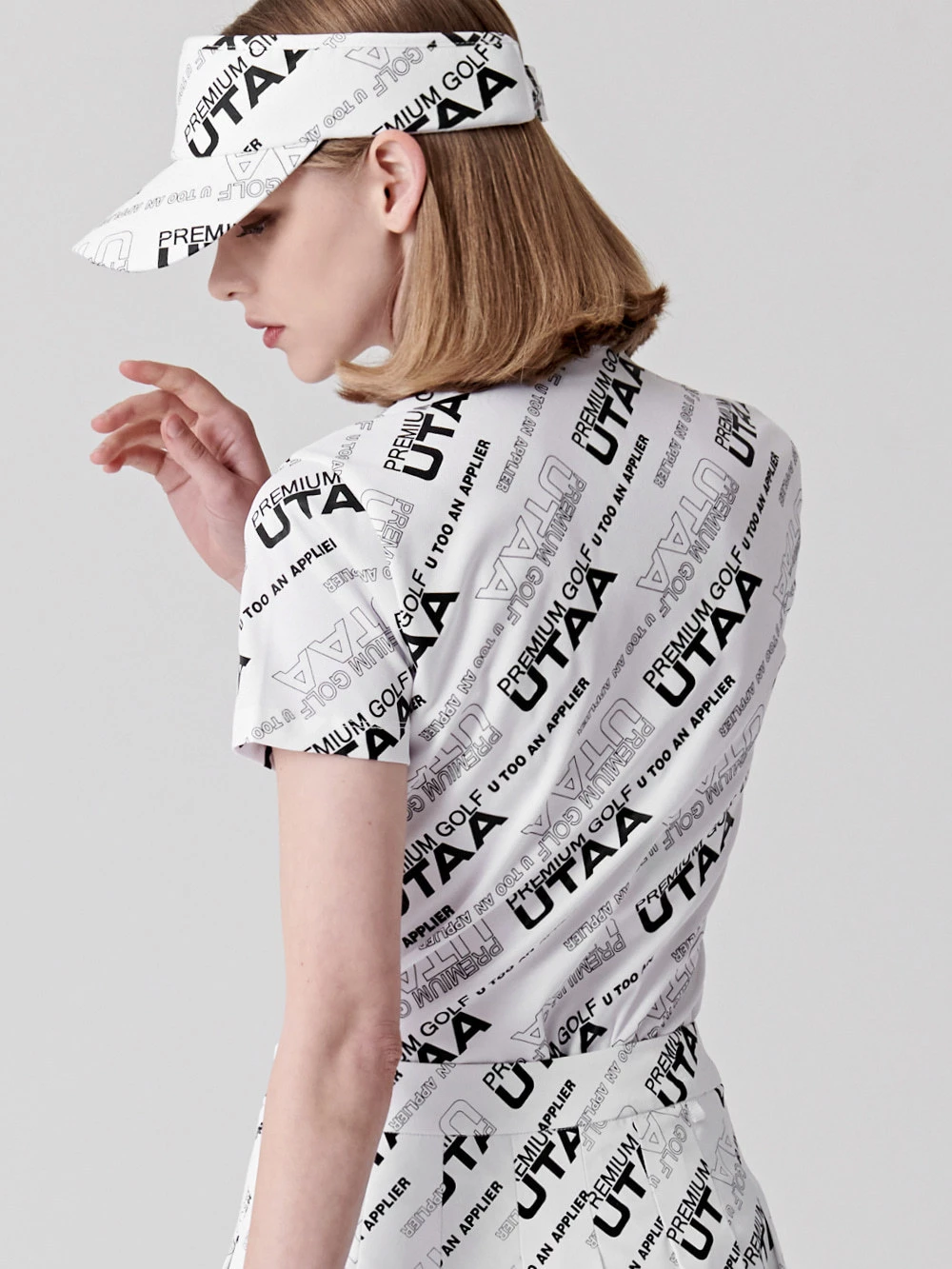 UTAA 2022 SS Blended Fabrics Studded Street Style With Jewels Co-ord (UB2TSF391) Black X M - Image 16