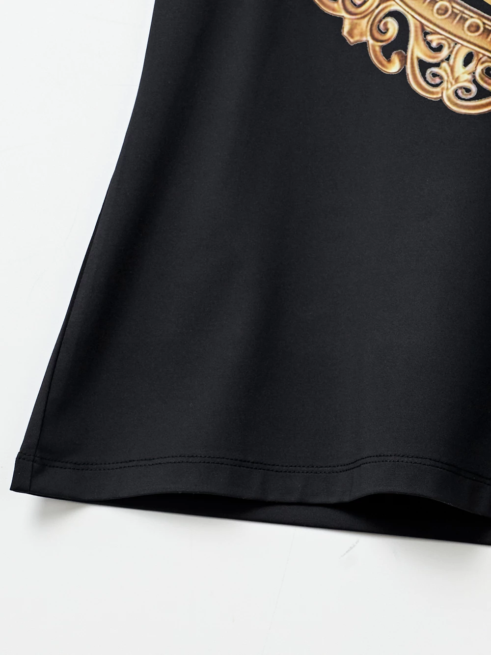 UTAA 2022 SS Blended Fabrics Studded Street Style With Jewels Co-ord (UB2TSF331) Black X Xs - Image 7