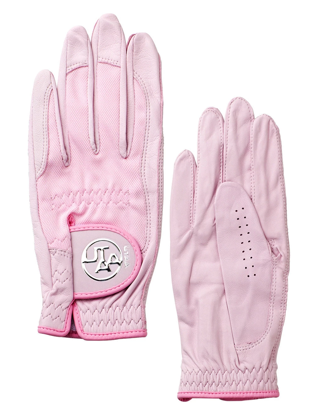 UTAA 2022-23FW Blended Fabrics Co-ord Icy Color Gloves Gloves (UB0GVF107WH UB0GVF107LP) For Women Pink X Xs Inventory Requirements Check - Image 2