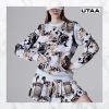 UTAA 2022 SS Street Style Oversized Co-ord Hobbies & Culture Light Blue X Xs