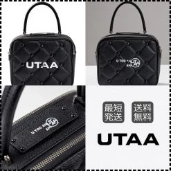 UTAA 2022-23FW Casual Style Vanity Bags Co-ord Clutches (UB0GAU103BK) For Women Black Inventory Required Check X One Size