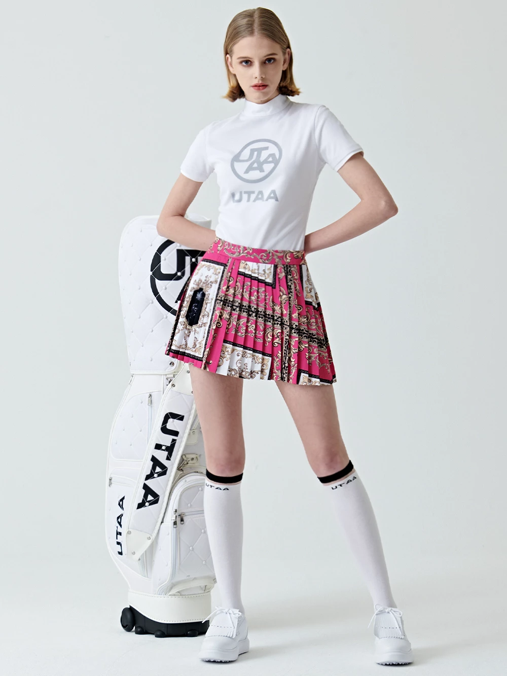 UTAA 2022 SS Blended Fabrics Studded Street Style With Jewels Co-ord (UB2TSF179) Yellow X M - Image 14