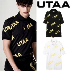 UTAA Blended Fabrics Street Style Chain Oversized Neon Color White X Xl