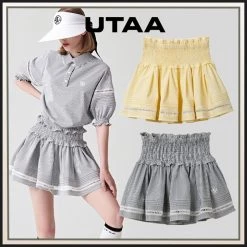 UTAA 2022 SS Blended Fabrics Street Style Co-ord Asymmetry Military (UB3SSF407) Yellow X Xs