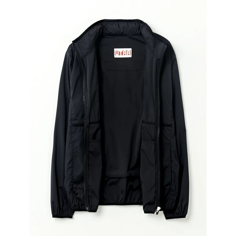 UTAA 2022 SS Street Style Plain Tribal Logo Anorak Jackets Jackets For Men Black X M - Image 4