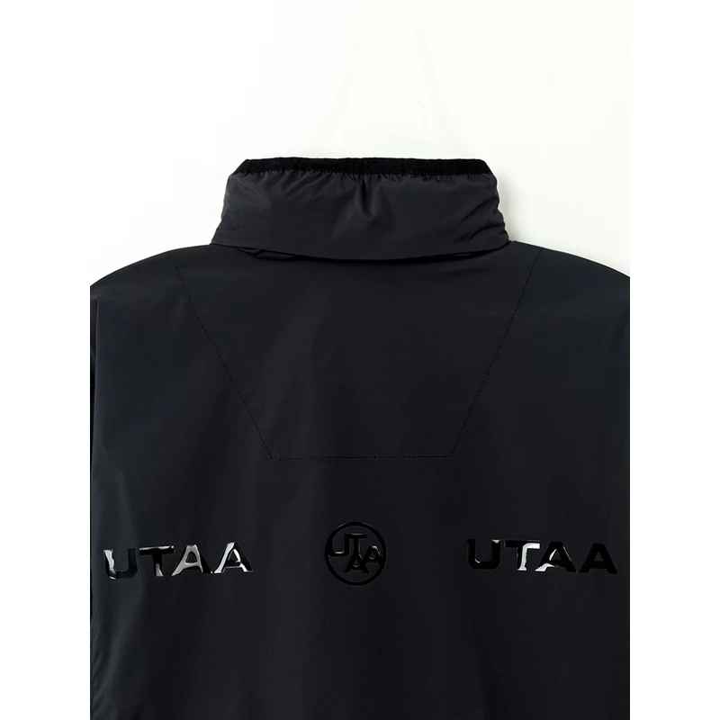 UTAA 2022 SS Street Style Plain Tribal Logo Anorak Jackets Jackets For Men Black X M - Image 10