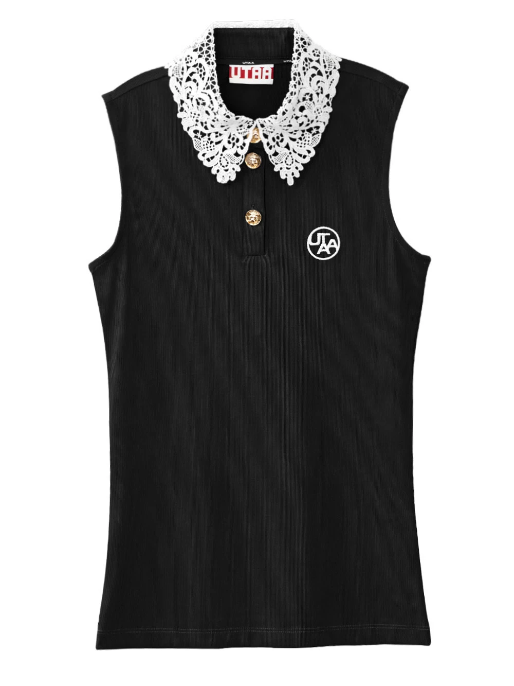 UTAA 2022 SS Blended Fabrics Studded Street Style With Jewels Co-ord (UB2TVF403) Black X Xs - Image 4