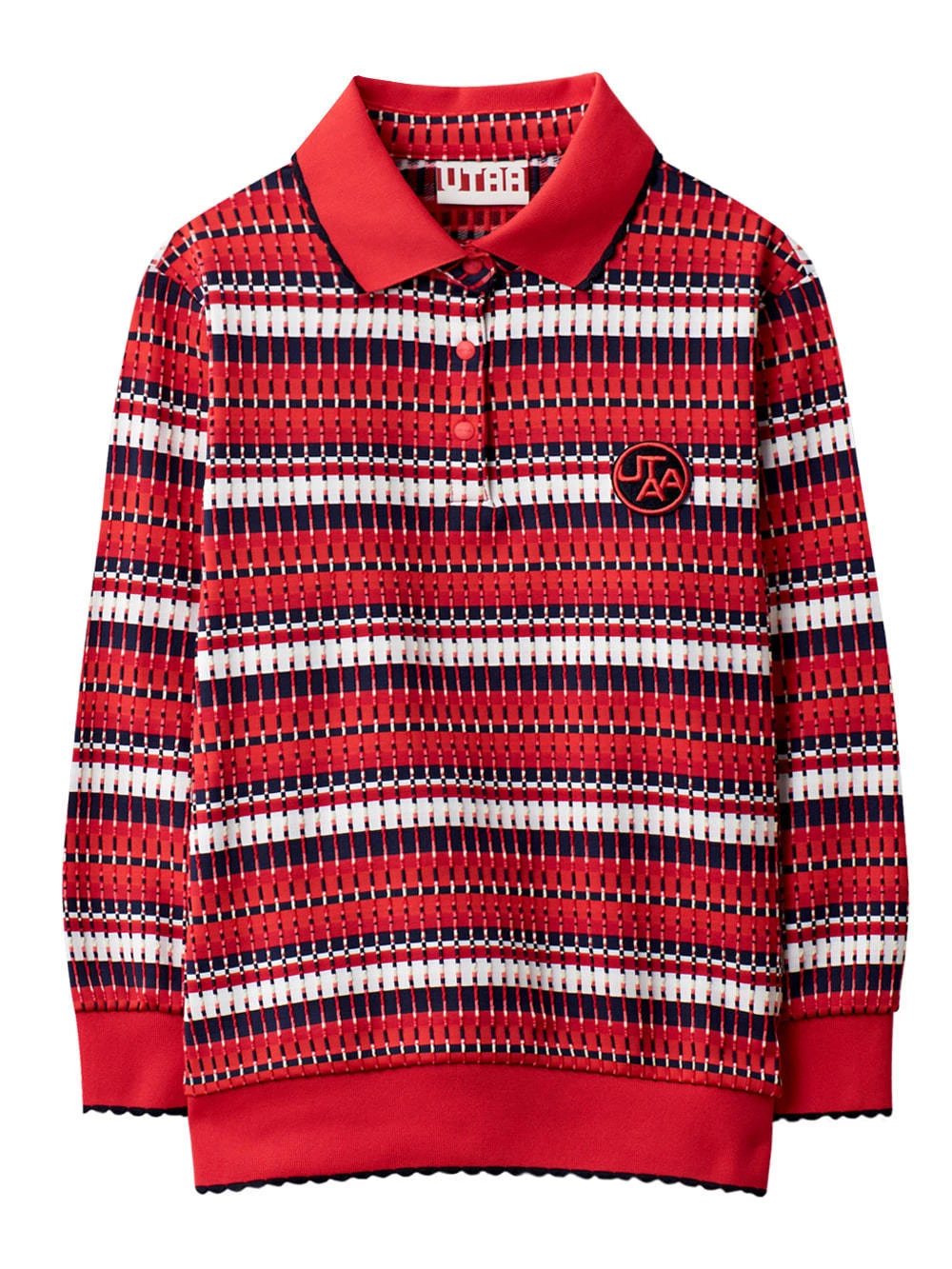 UTAA 2022 SS Blended Fabrics Studded Street Style With Jewels Co-ord (UB2TSF380) Red X Xs - Image 2