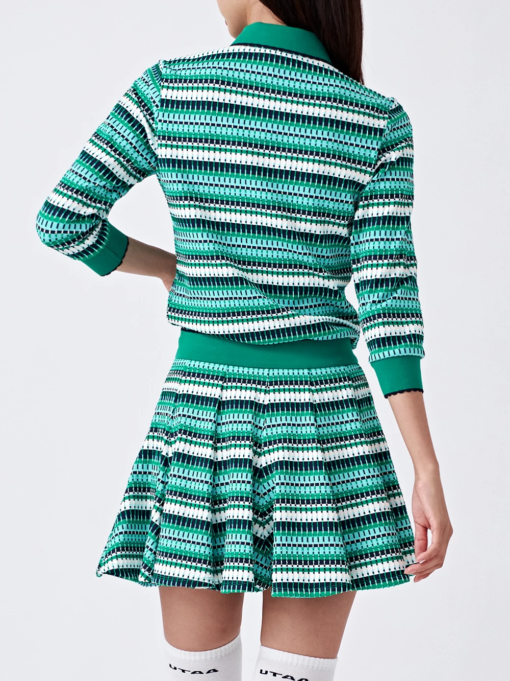 UTAA 2022 SS Blended Fabrics Studded Street Style With Jewels Co-ord (UB2TSF380) Red X Xs - Image 18