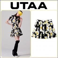 UTAA 2022 SS Blended Fabrics Street Style Co-ord Asymmetry Military (UB2SKF483) Black X M