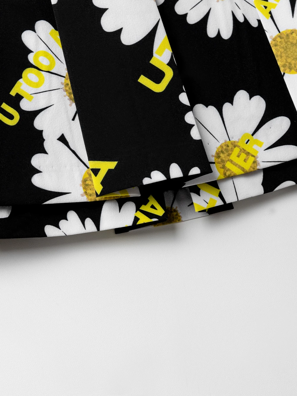 UTAA 2022 SS Blended Fabrics Street Style Co-ord Asymmetry Military (UB2SKF483) Black X M - Image 6