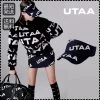 UTAA 2022-23FW Co-ord Neon Color Caps (UA0GCF106LP) For Women Black (inventory Check) X One Size